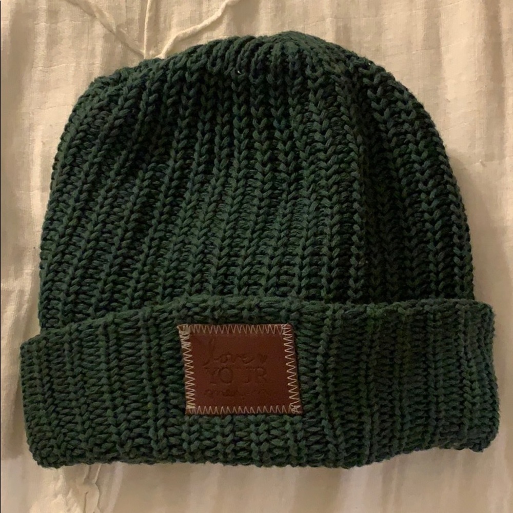 LYM Hat in Hunter Green (Worn only once)